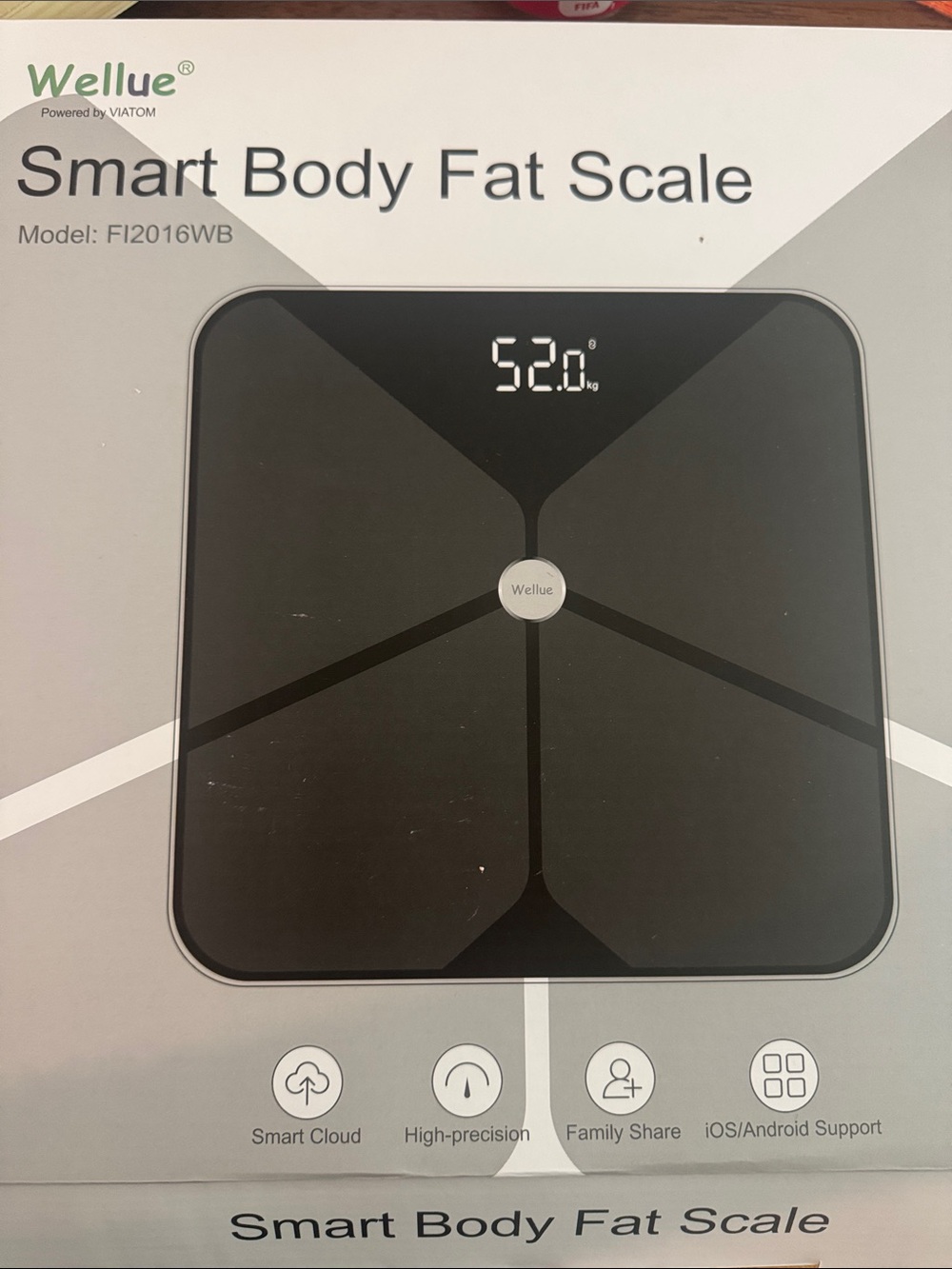Smart Body Fat Scale in Black - Digital Body Composition
